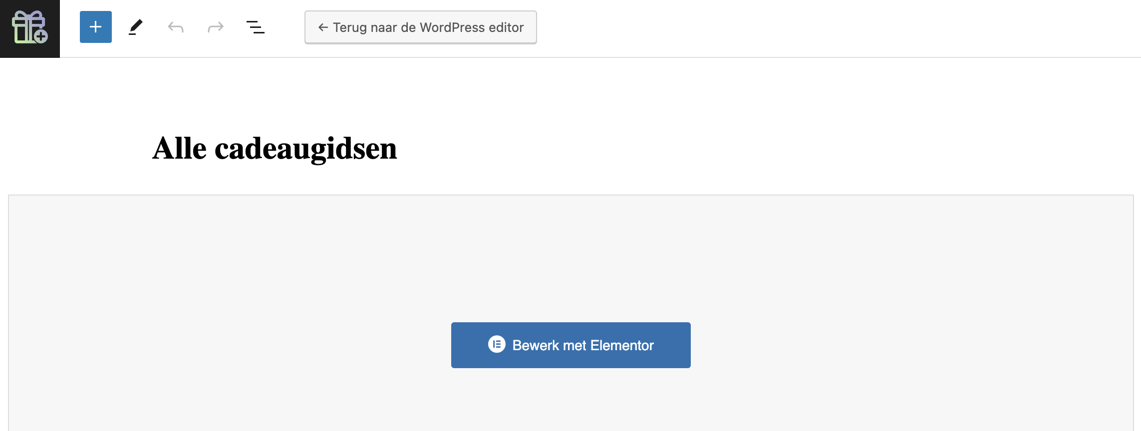 Elementor versus WordPress editor