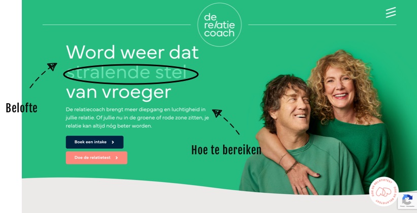 Voorbeeld welkomsttekst - relatie coach