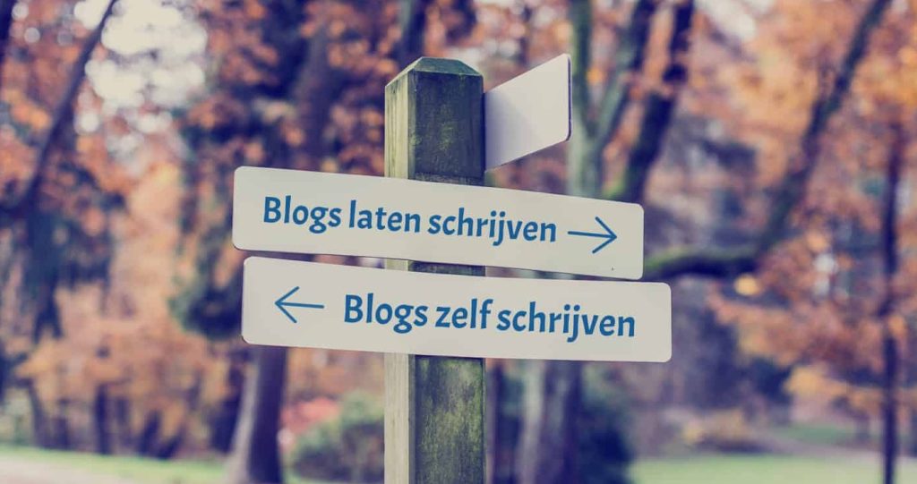 Blog laten schrijven of zelf schrijven